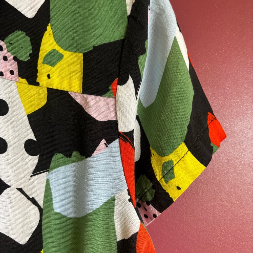 Nooworks • Joyce Button-Up • Party print by Ashley Mary • Small - Picture 8 of 10